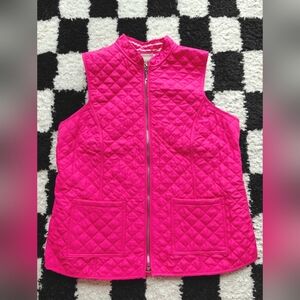 chico's Shocking Pink and Stripe Reversible Vest 2